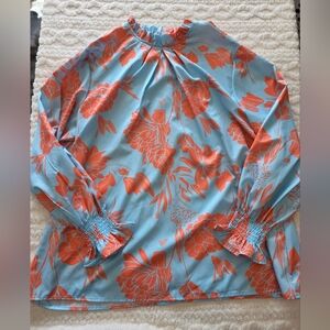 Shein Curve Floral Blouse – 1XL